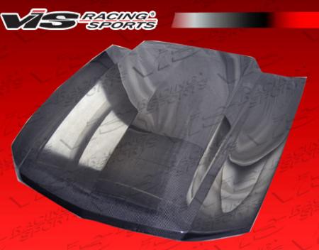 2010+ Ford Mustang Wings West Cowl Induction Carbon Fiber Hood