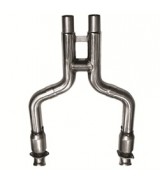 2005-2010 Ford Mustang GT 4.6L Kooks 2 1/2" Offroad H-Pipe (Use with Kooks Headers)