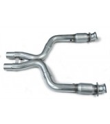 2007-2010 Ford Mustang Shelby GT500 V8 Kooks 3" x 2 1/2" Catted X-Pipe