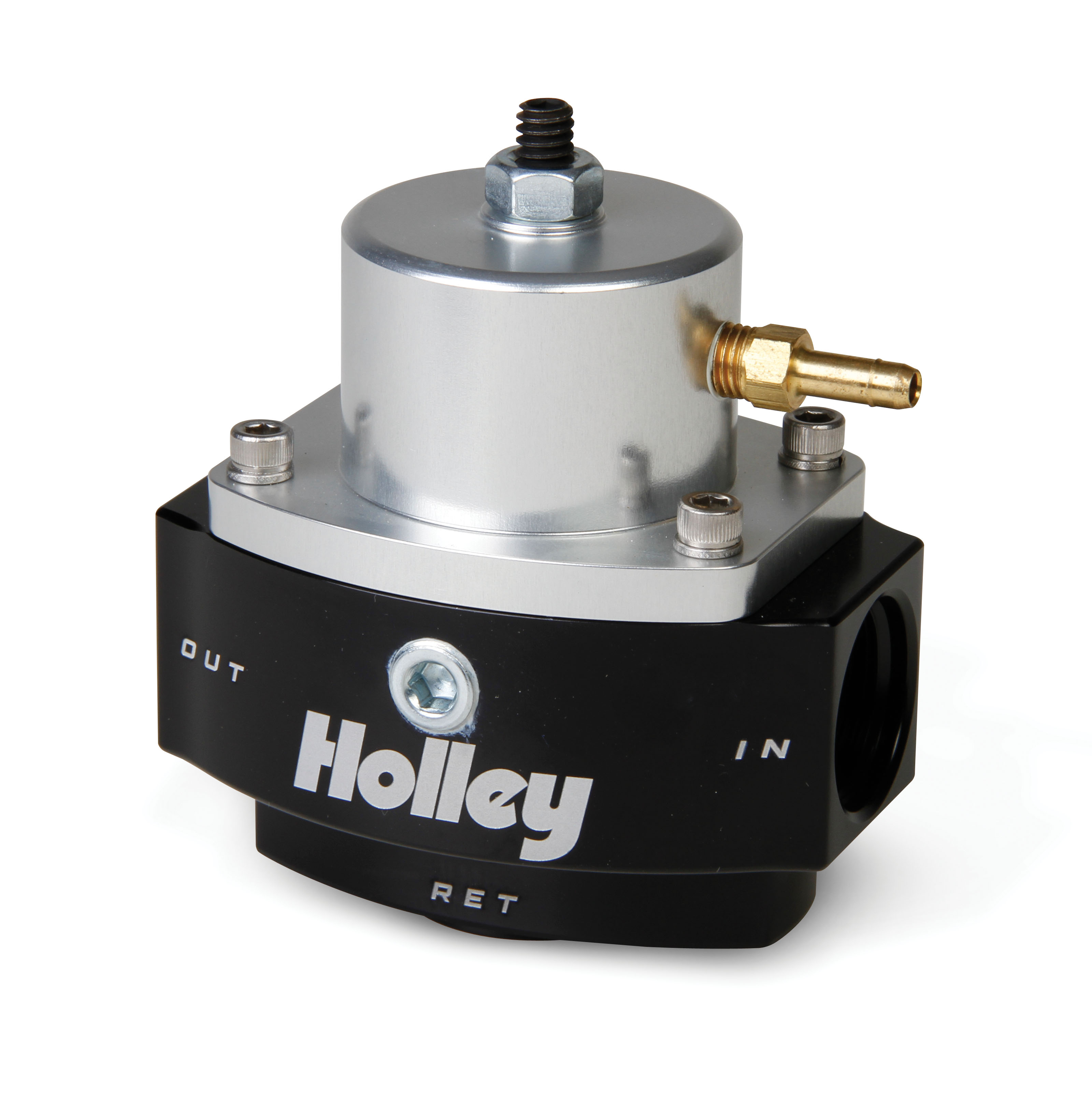 Holley 2 Port Ultra Dominator Fuel Pressure Regulator - Adjuustable 40-100 psi