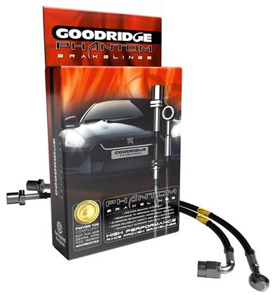 2005-2012 C6 Corvette Goodridge Phantom Stainless Steel Braided Brake Lines