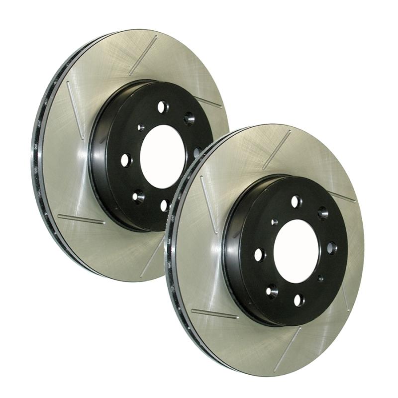 2004 Pontiac GTO Stoptech SportStop Slotted Brake Rotors - Front Left