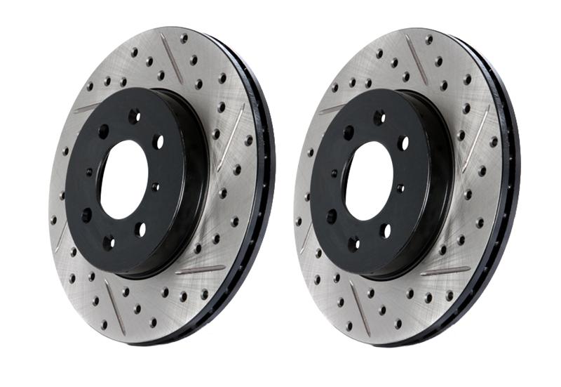 93-97 LT1 Fbody Stoptech Drilled & Slotted Brake Rotor - Rear Left