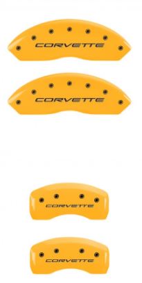 1997-2004 C5 Corvette Yellow MGP Caliper Covers