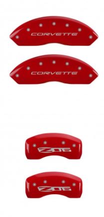 1997-2004 C5 Corvette Red Corvette/ZO6 MGP Caliper Covers