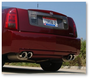 04-07 CTS-V Corsa Sport Exhaust System w/Black Tips