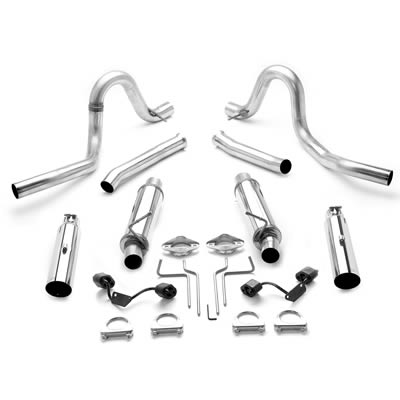 99-04 Ford Mustang GT/Mach 1 Magnaflow "Magnapack" Stainless Steel Catback Exhaust