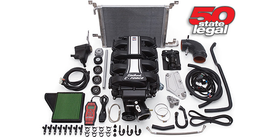 2011+ Ford Mustang 4.6L V8 Edelbrock Supercharger E-Force System (Street Kit)