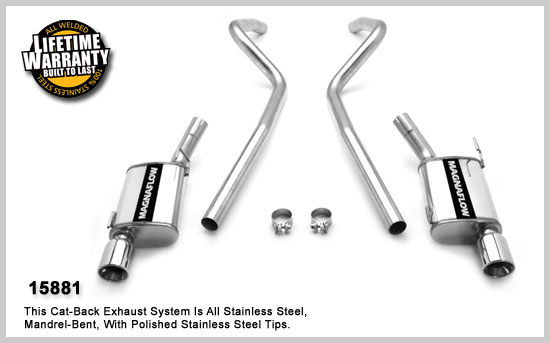 2005-2009 Ford Mustang V8 Magnaflow Complete Exhaust Kit (2.5" System)