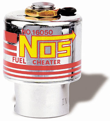 NOS Cheater Fuel Solenoid - Chrome