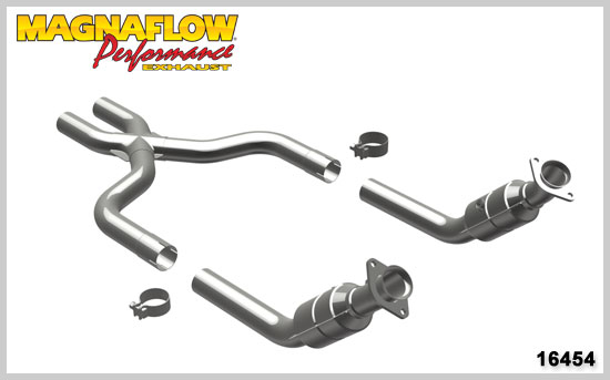 2010 Ford Mustang GT V8 Magnaflow Performance Stainless Steel Tru-Xpipe w/Converters
