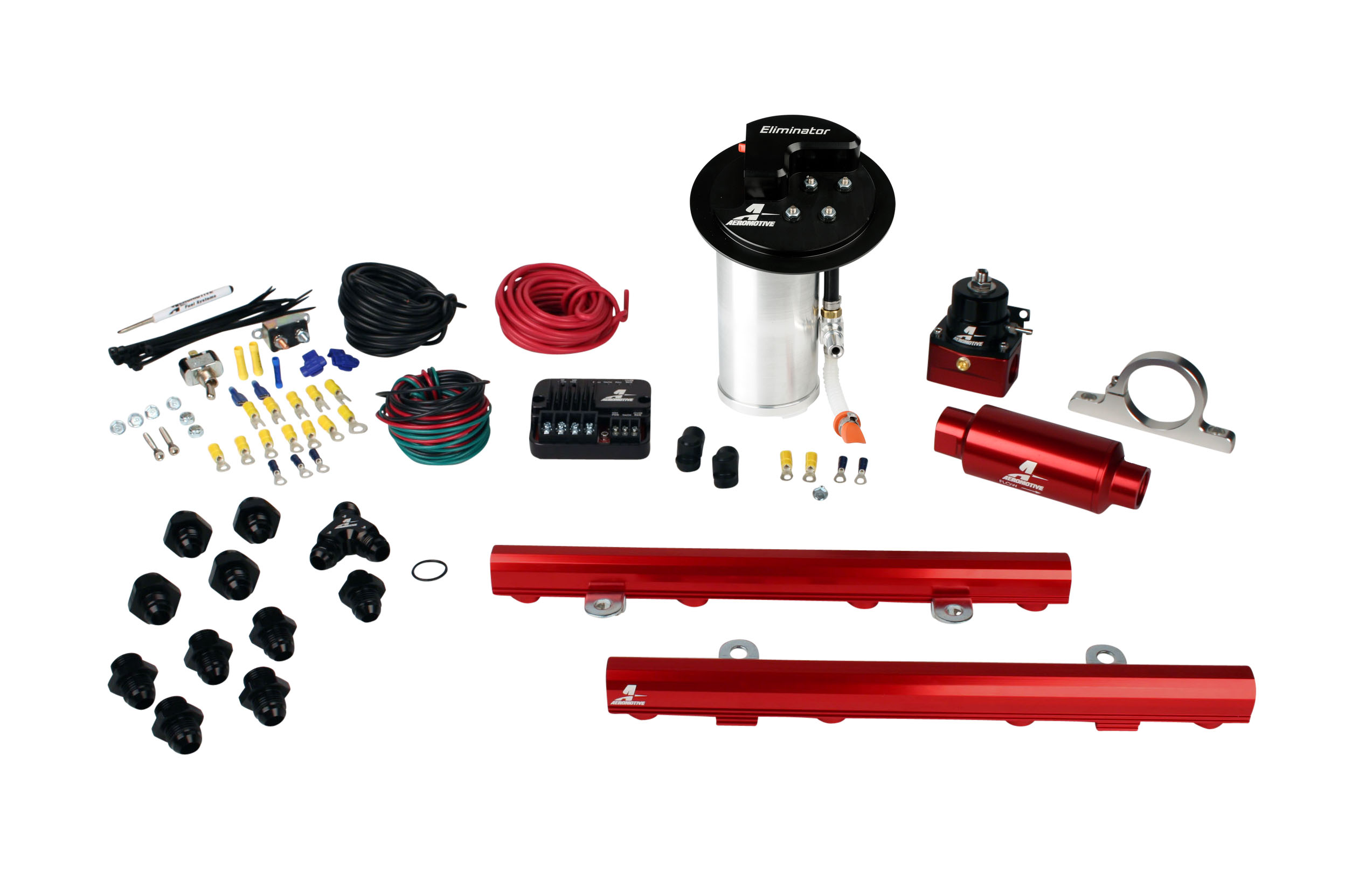 2010-2017 Ford Mustang GT Aeromotive Stealth A1000 Street Fuel System w/5.0L 4 Valve Fuel Rail