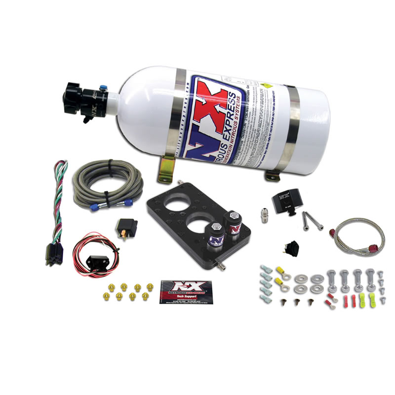 2005-2010 Ford Mustang GT 4.6L 3V Nitrous Express Plate Kit (35-200hp) - No Bottle