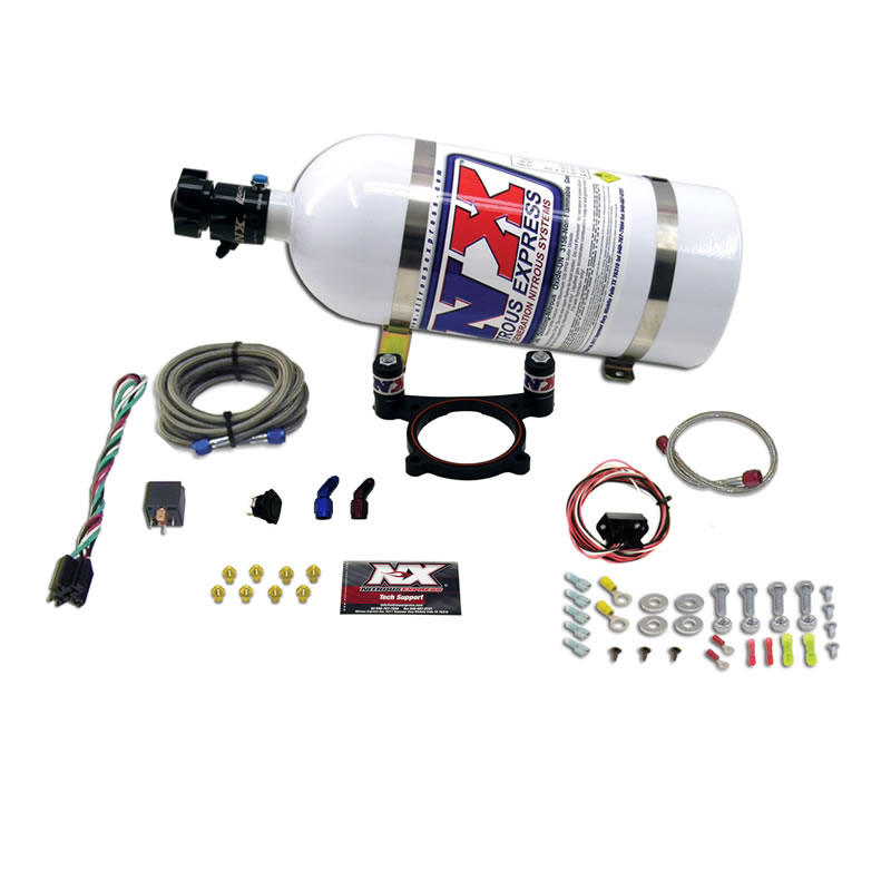 2011+ Ford Mustang GT 5.0L Nitrous Express Plate Kit (35-200hp) - No Bottle
