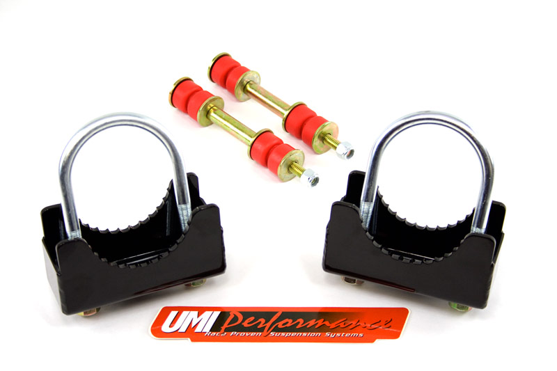 82-02 Fbody UMI Performance Aftermarket Rear End Sway Bar Installation Kit- 3-1/4 Axle Tubes