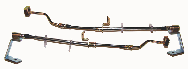2005+ Ford Mustang J&M Products PTFE Lined Stainless Steel Front & Rear Brake Line Kit w/ABS
