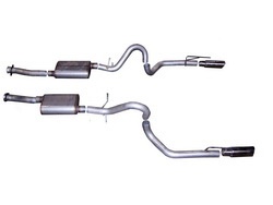 99-04 Ford Mustang GT V8 Gibson Performance Aluminized Dual Rear Exhaust System