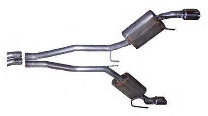 2010+ Camaro LS/LT V6 Gibson Stainless Steel Rear Axle Back Exhaust System