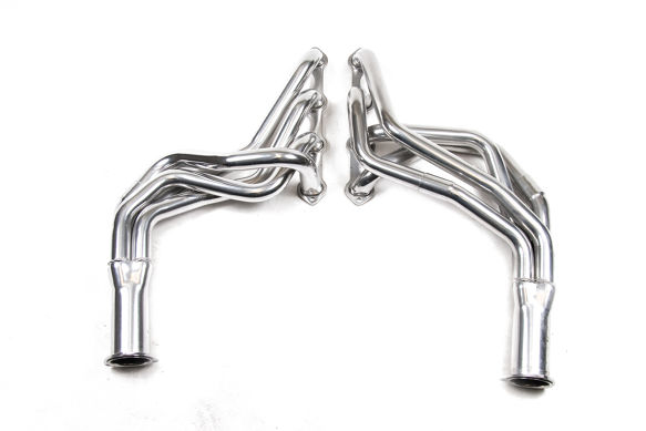 1979-93 Ford Mustang 5.0L V8 Flowtech 1 5/8" Long Tube Headers - Ceramic Coated