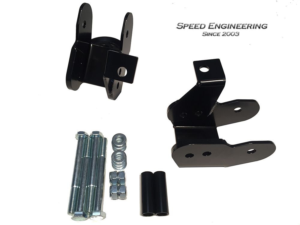 93-02 Fbody Speed Engineering Lower Control Arm Relocation Brackets - Satin Black