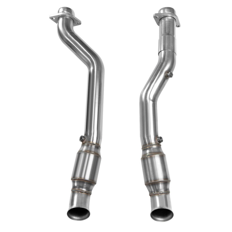 2018+ Jeep Grand Cherokee Trackhawk Kooks 3" Inlet x 3" OEM Outlet Catted Stainless Connection Pipes