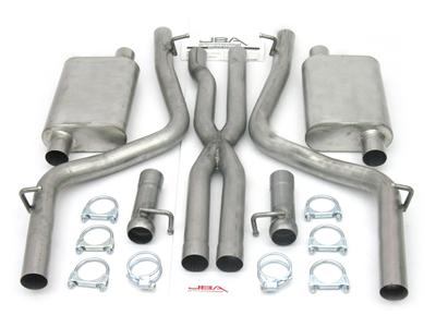 2008-2010 Dodge Challenger R/T 5.7L JBA Cat Back Exhaust System w/X-Pipe