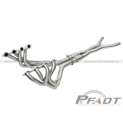 2005-2008 C6 Corvette aFe Power PFADT Street Series Tri-Y 1 7/8" Stainless Long Tube Headers w/3" Catted Xpipe