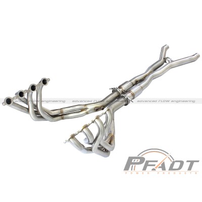2009-2013 C6 Corvette aFe Power PFADT Street Series Tri-Y 1 7/8" Stainless Long Tube Headers w/3" Catted Xpipe