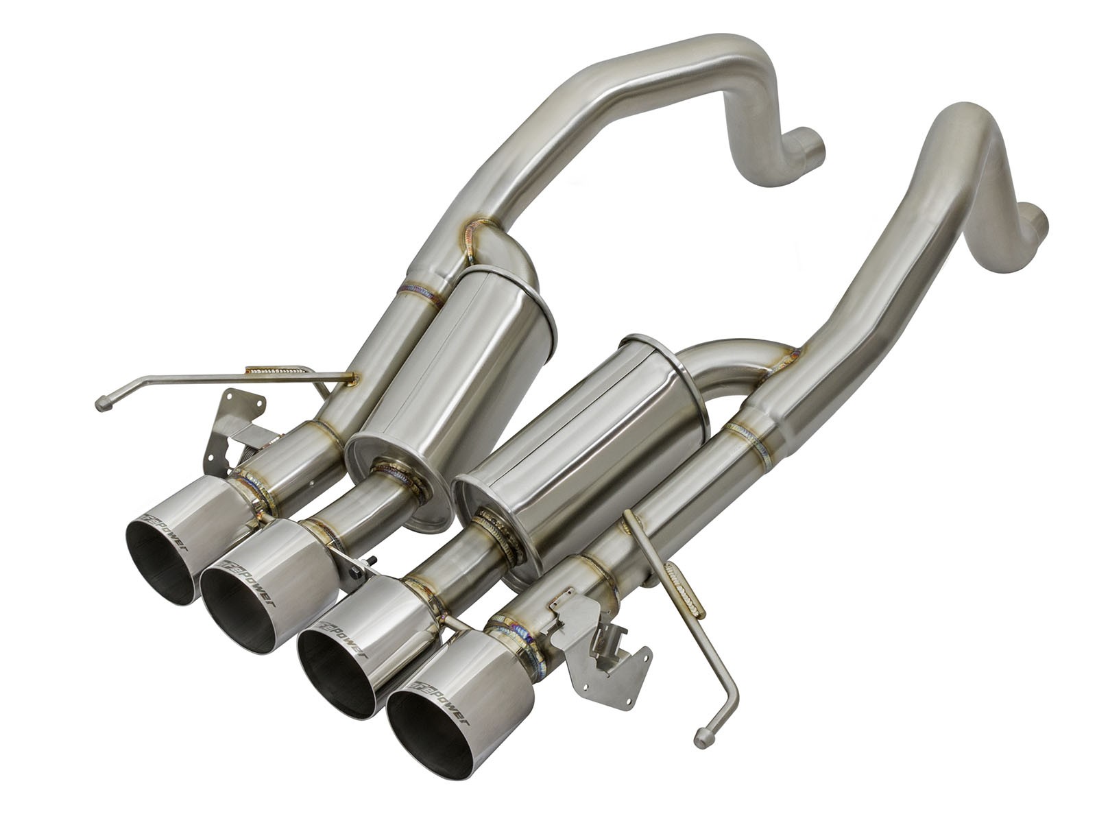 2014+ C7 Corvette aFe Power MACH Force-Xp 3" to 2-1/2" 304 SS Axle-Back Exhaust System w/NPP Valves