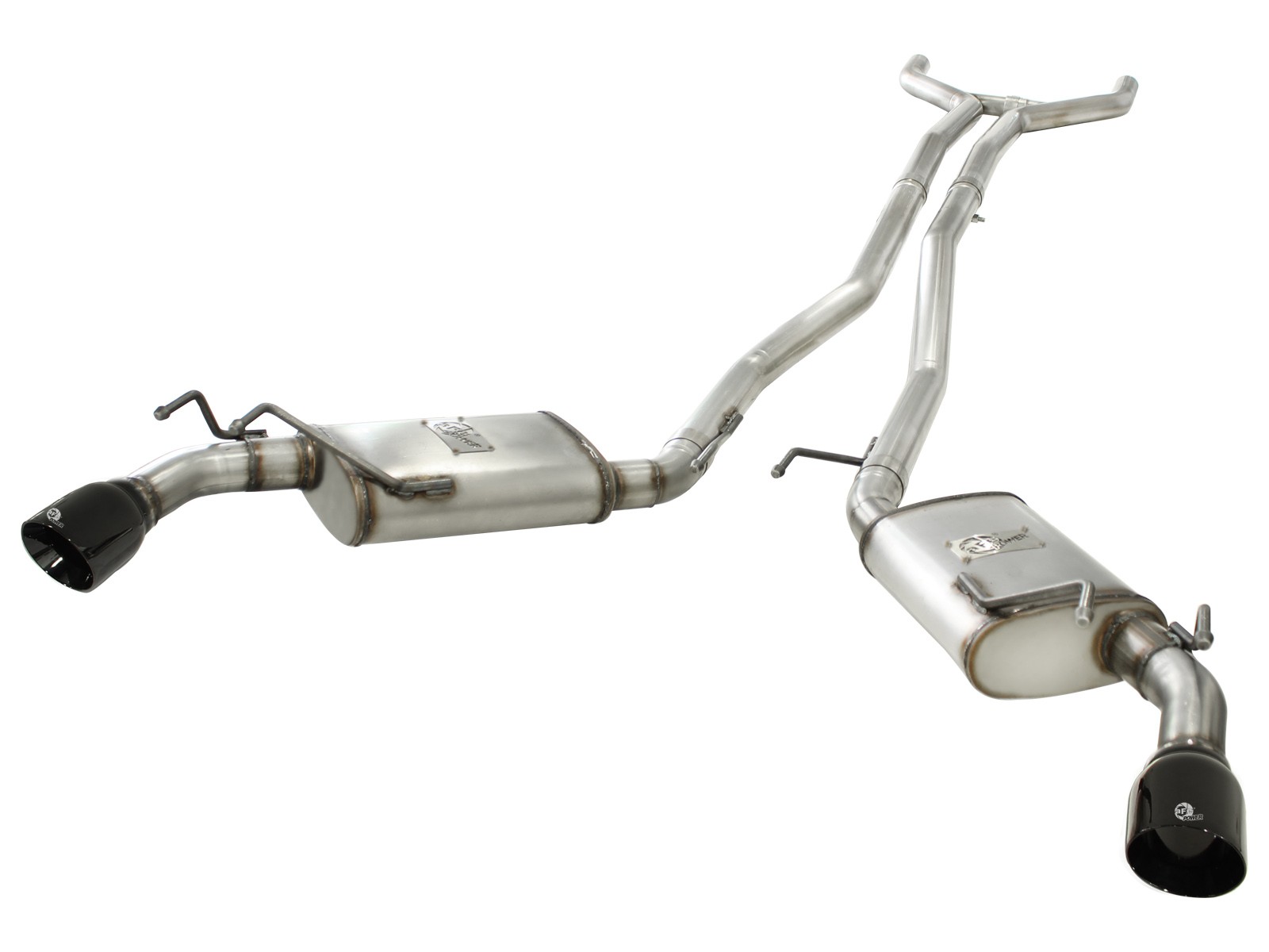 2010-2013 Camaro 3.6L V6 aFe Power MACH Force XP 2.5" 409 Stainless Steel Catback Exhaust System w/Black Tips