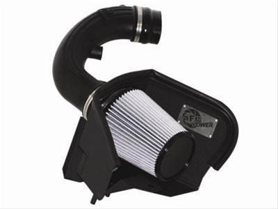 2010 Ford Mustang GT 4.6L V8 aFe Stage 2 Pro Dry S Cold Air Intake System - White Filter