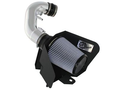 2011+ Ford Mustang GT 5.0L aFe Stage 2 Pro Dry S Air Intake System w/Polished Tube & White Filter