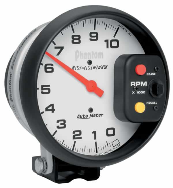 Auto Meter Phantom 5" 10,000 RPM Tachometer