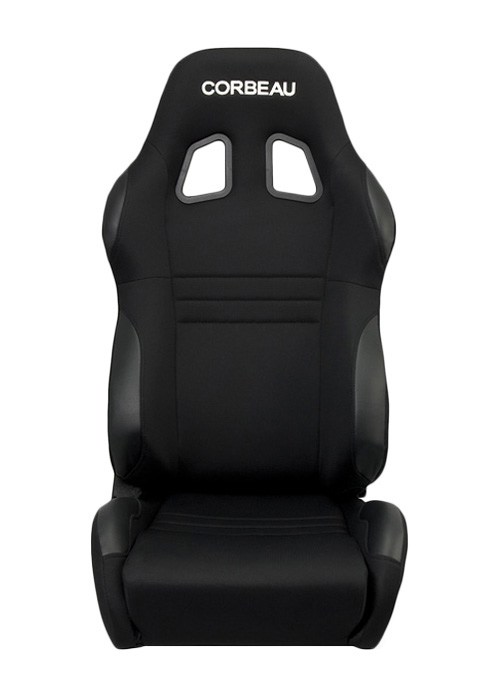 Corbeau A4 Seats - Black Cloth