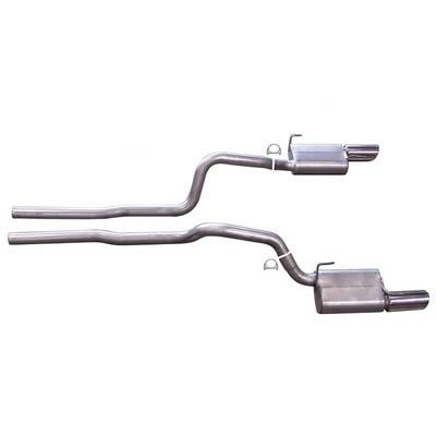 2005-2010 Ford Mustang GT Gibson Performance Aluminized Catback Exhaust System