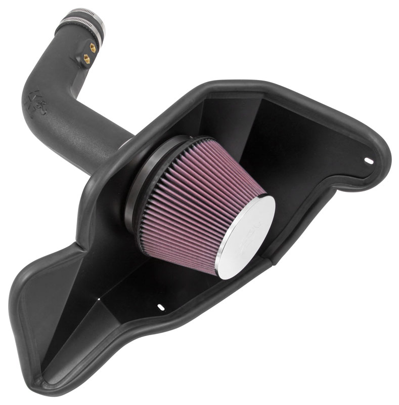 2015+ Ford Mustang 3.7L V6 K&N Filters Aircharger Performance Cold Air Intake