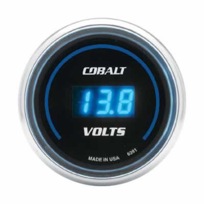 Auto Meter Cobalt Electric Digital Voltmeter 8-19 Volts