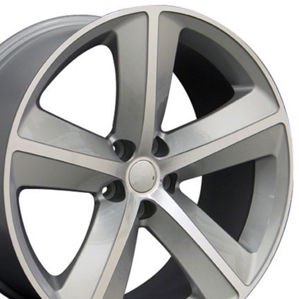 OE Wheels Dodge Challenger/Charger SRT Replica Wheel - Silver Machined (20"x 9" - 20mm Offset)