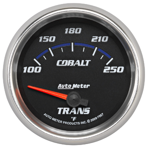 Auto Meter Cobalt Series Short Sweep 2 5/8" Transmission Temperature Gauge - 100-250 Degrees F