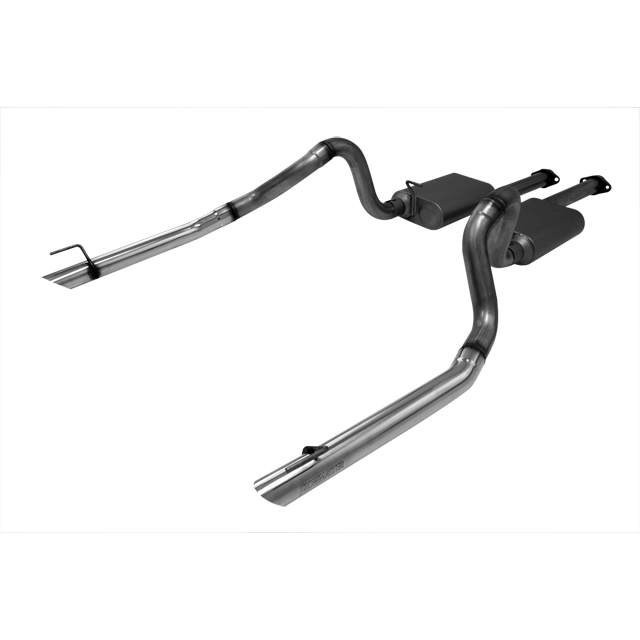 1998 Ford Mustang 4.6L V8 GT/Cobra Flowmaster Catback Exhaust System - Stainless Steel (Moderate Sound)