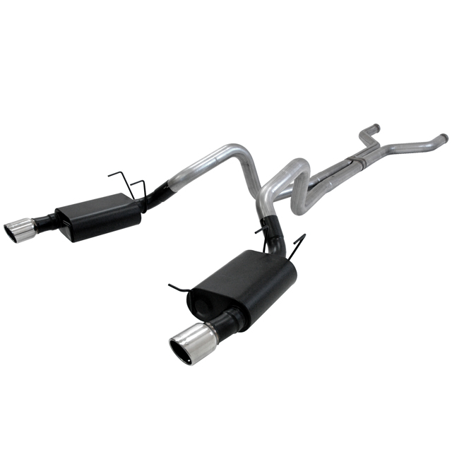 2013+ Ford Mustang GT 5.0L V8 Flowmaster American Thunder 409 Stainless Catback Exhaust System
