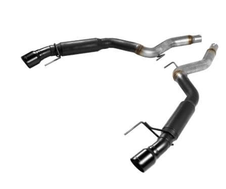 2018+ Ford Mustang 2.3L I4 Flowmaster Outlaw Axleback Exhaust System w/Black Tips
