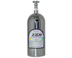 ZEX 10lb Polished Nitrous Supply Bottle & Valve Assembly