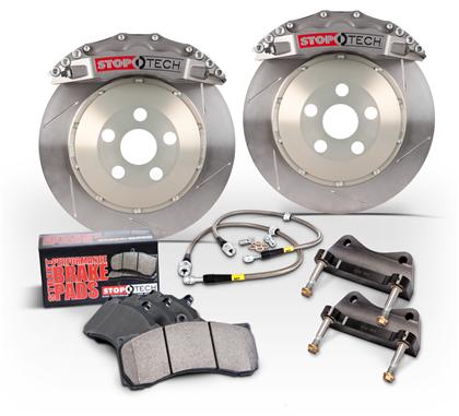97-04 C5/ZO6 Corvette Stoptech Front Big Brake Kit w/Trophy Anodized  ST-60 Calipers & 2pc 380x32mm Slotted Rotors