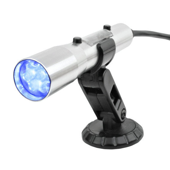 Holley Sniper Stand Alone Shift Light - Silver Tube w/Blue Light
