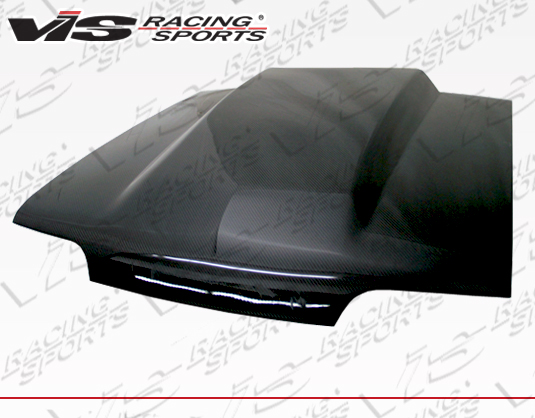 1987-1993 Ford Mustang VIS Racing Sports Carbon Fiber Cowl Induction Hood
