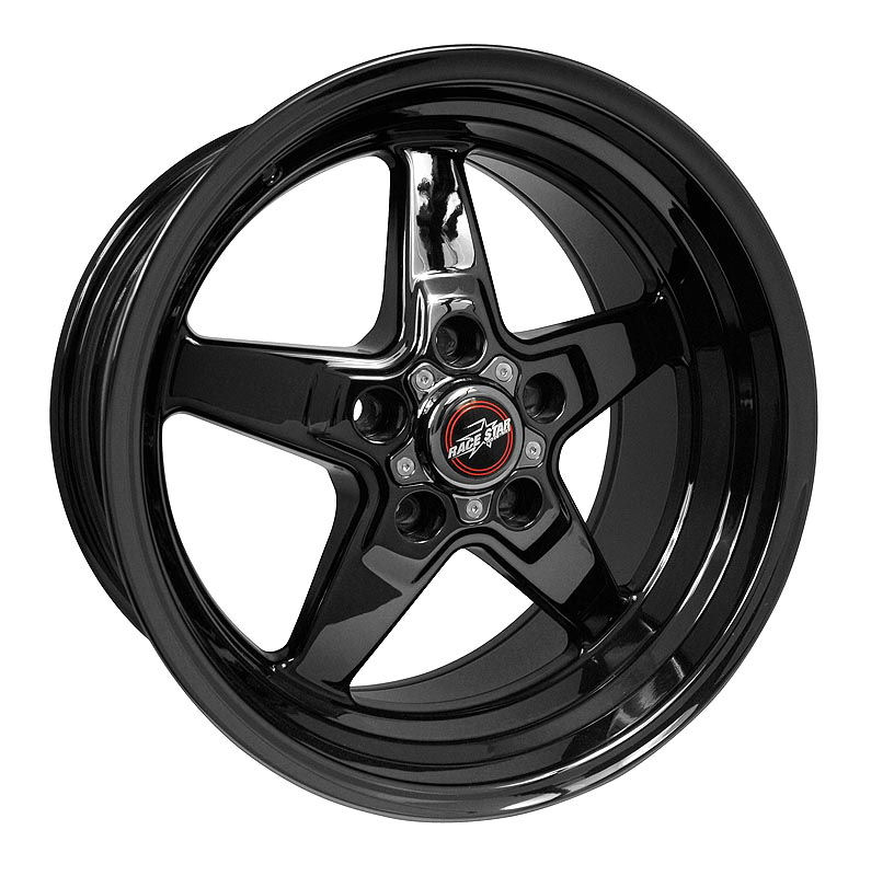 2014+ C7 Corvette Race Star Industries 92 Drag Star Dark Star Black Chrome Wheel (17" x 9.5") w/6.43" Backspacing
