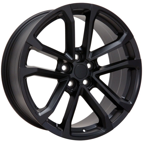 OE Wheels Camaro ZL1 Replica Wheel - Matte Black w/Machine Face 20x8.5" (35mm Offset) Set of 4
