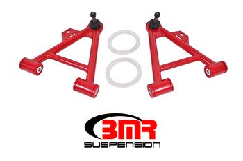 1994-2004 Ford Mustang BMR Suspension Lower Non Adjustable A-Arms - (Coilovers, Poly, Tall ball joint)
