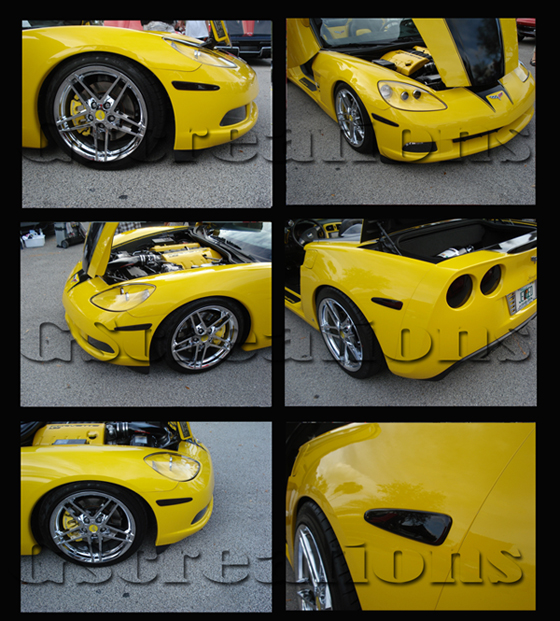 2005+ C6 Corvette GSCreations Side Marker Blackout Kit